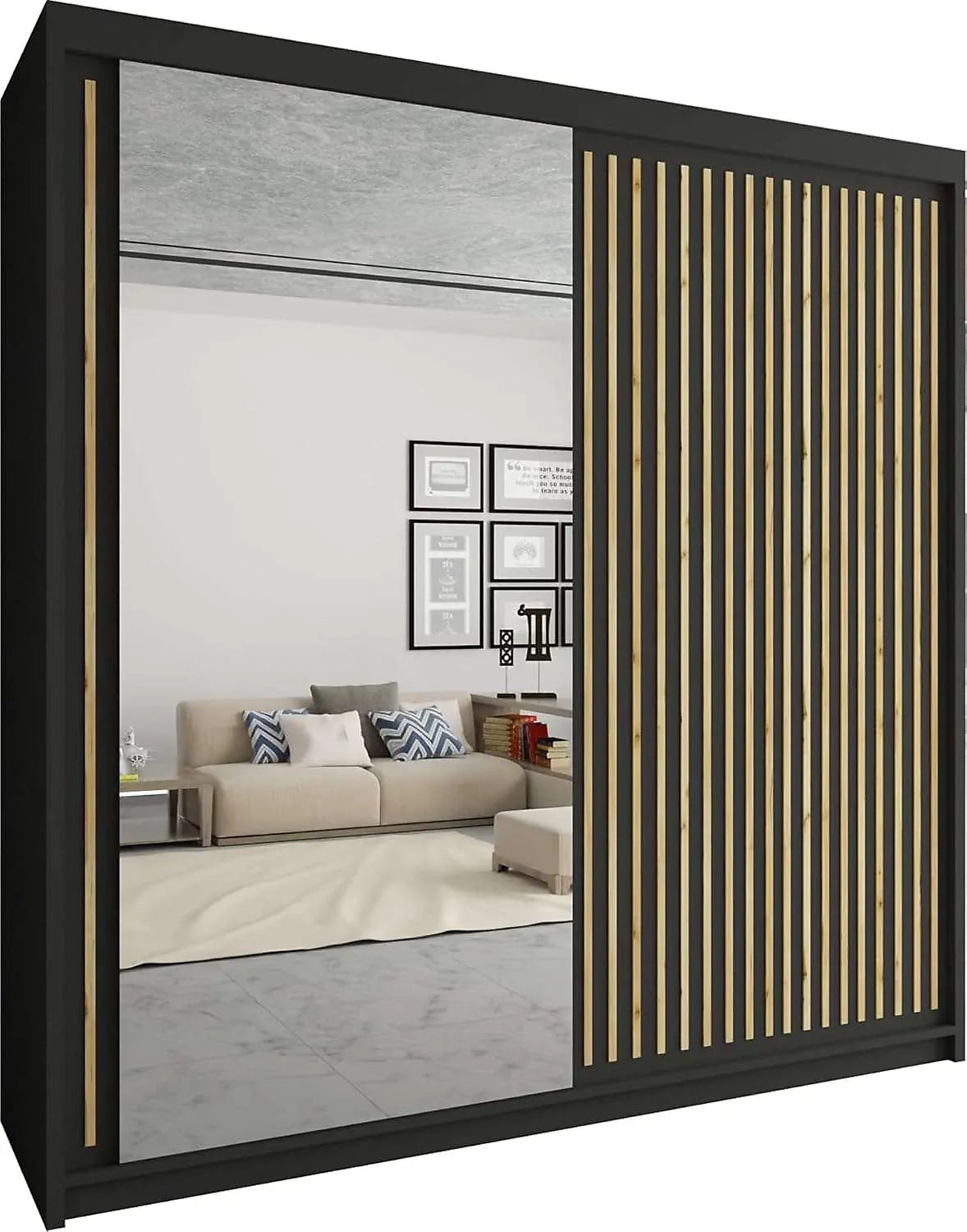Ronal Sliding Door Wardrobe BQ