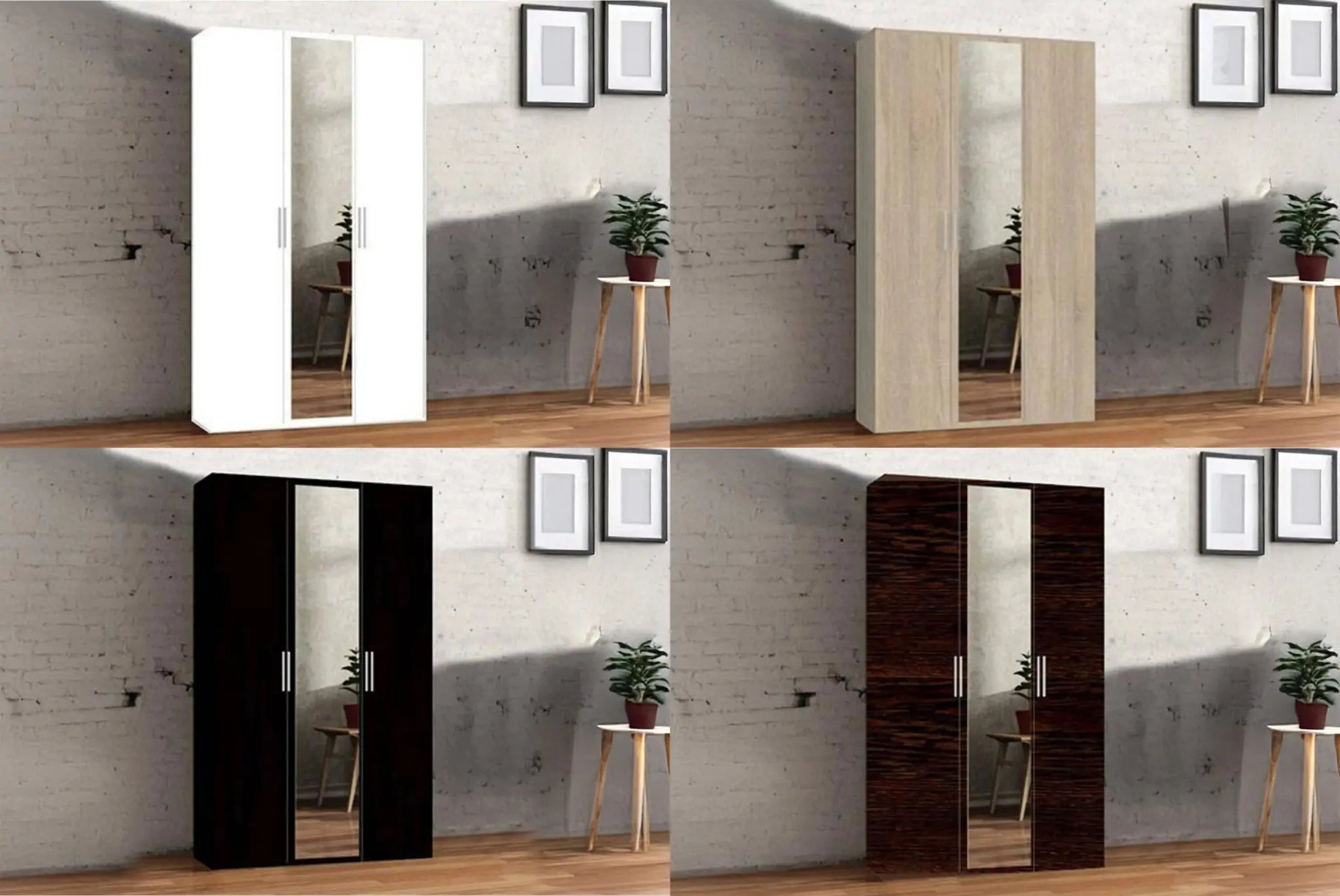 Bobby 3 Door Wardrobe