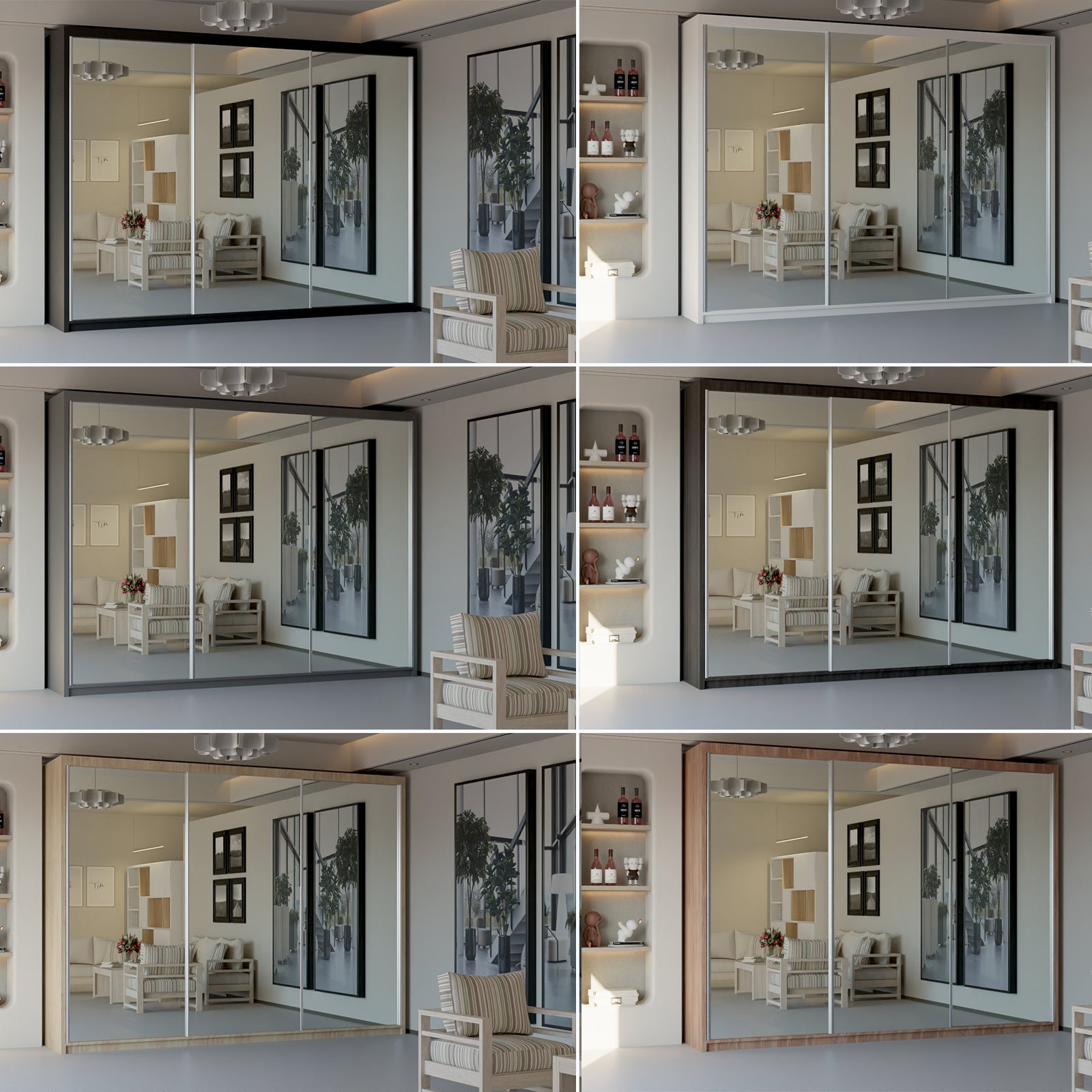 Chicago All Color Sliding Wardrobe Including 250cm