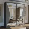 New California Sliding Door Wardrobe (DB)