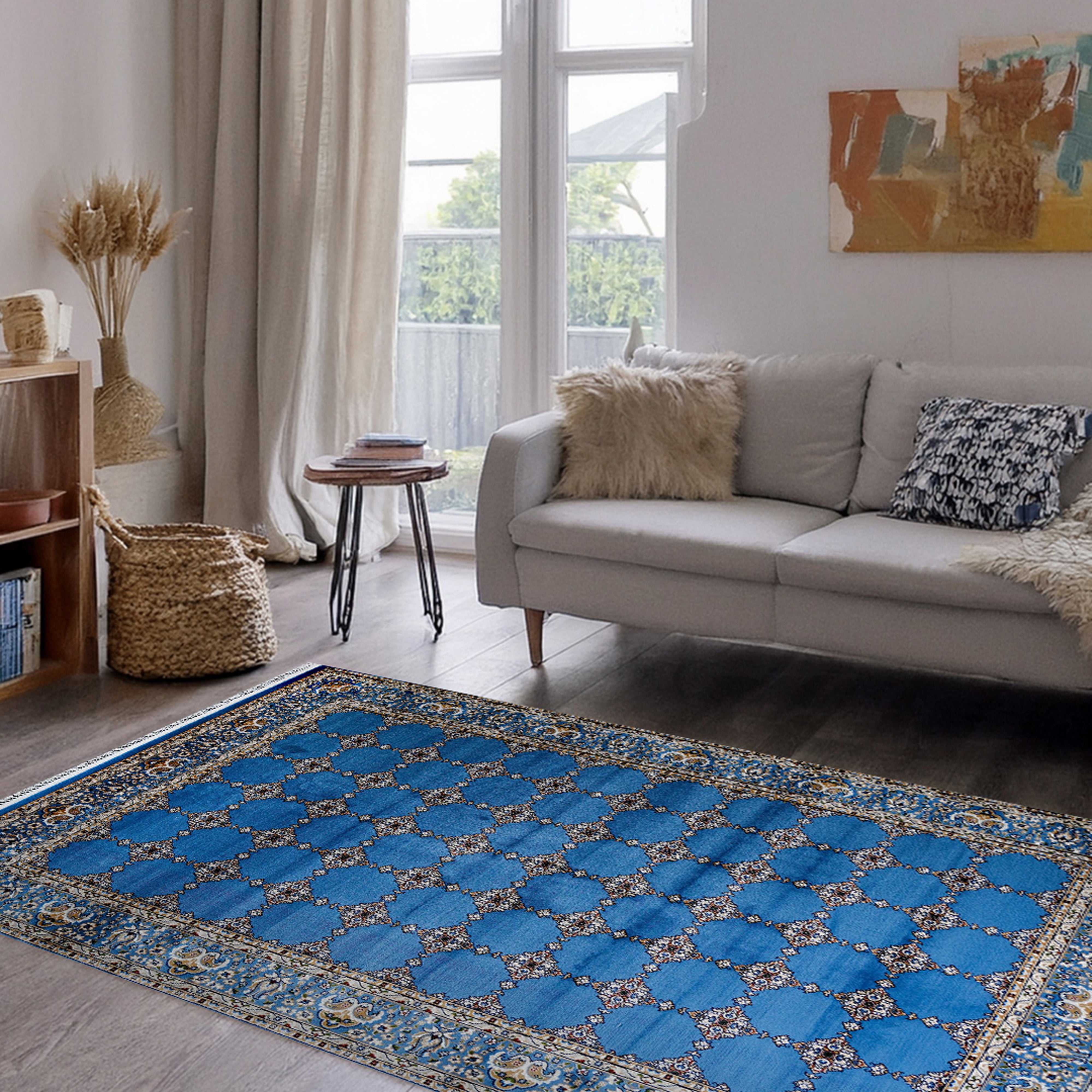 Bukhara Blue Elegance Rug | A636A-E3311-BLUE/BLUE