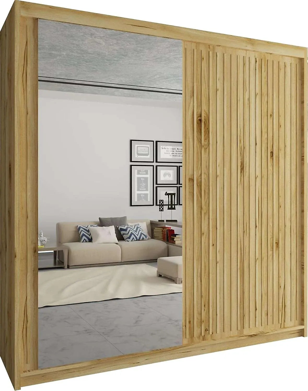 Ronal Sliding Door Wardrobe BQ
